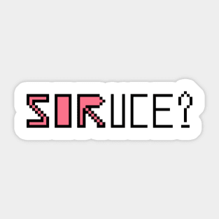 S O R U C E ? Sticker